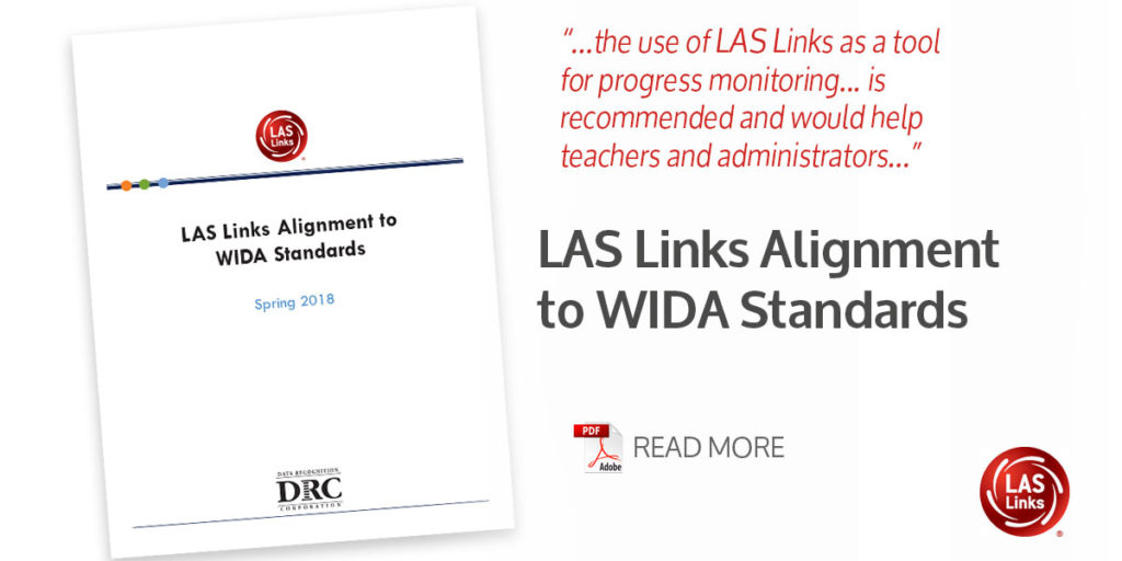 LAS Links Alignment WIDA banner