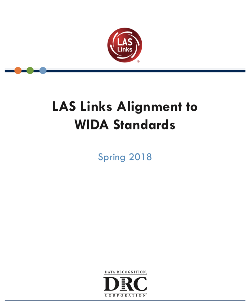 LAS Links WIDA Alignment