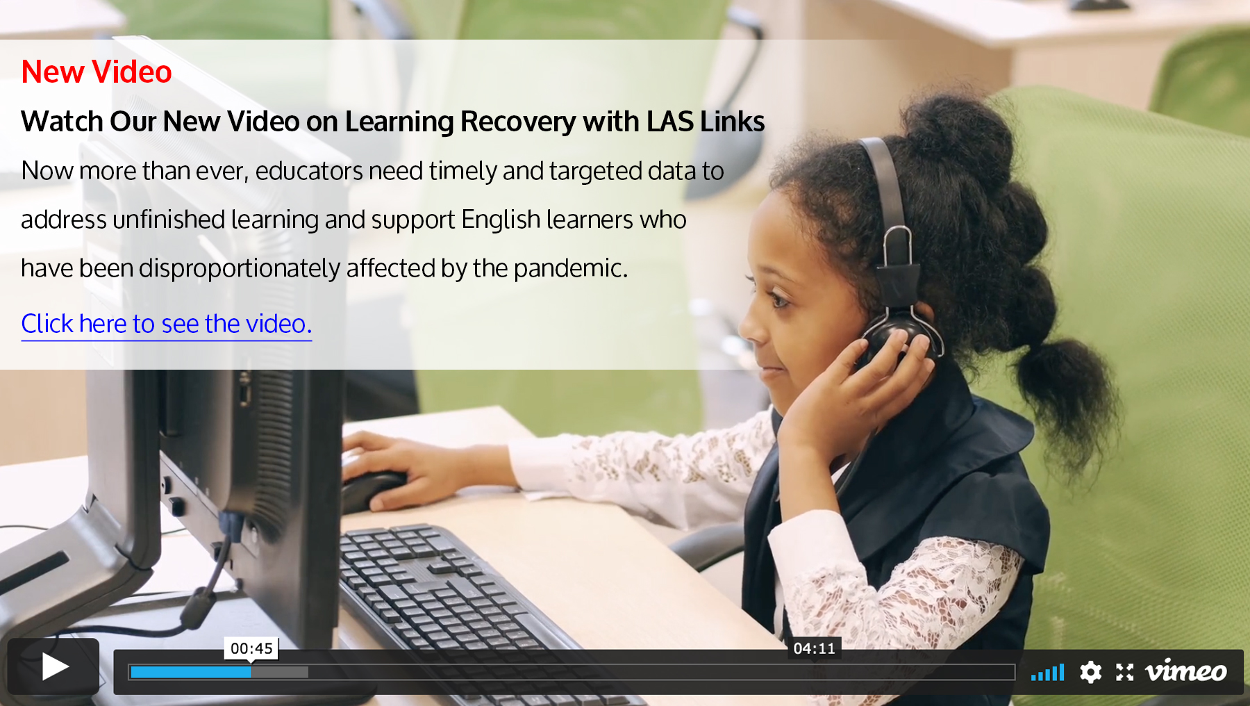 LAS Links a English language proficiency assessment LAS Links a